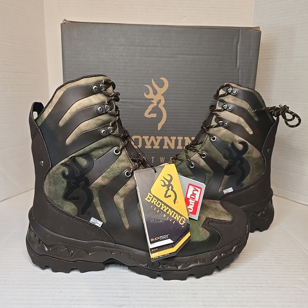 Browning Buck Shadow 8” Boots Men Size 11.5